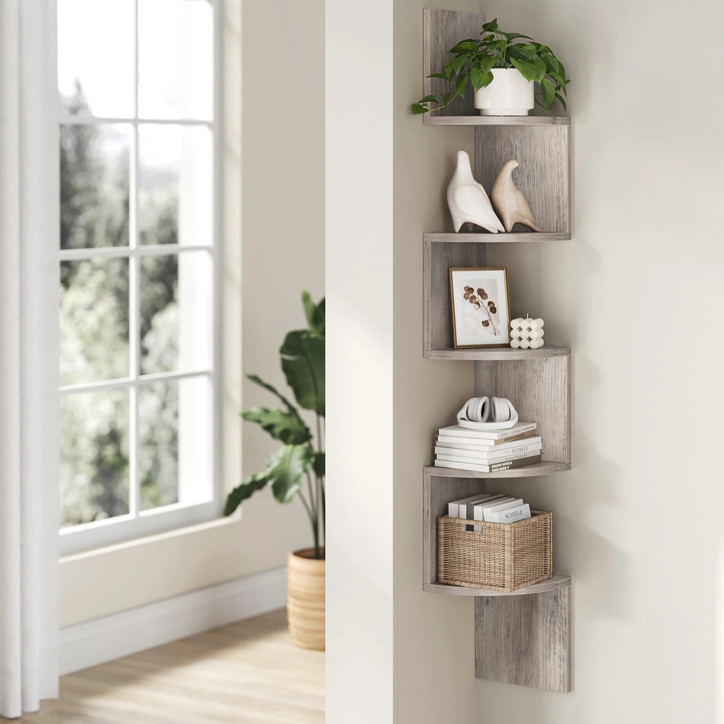 Wall Moun tCorner Shelf
