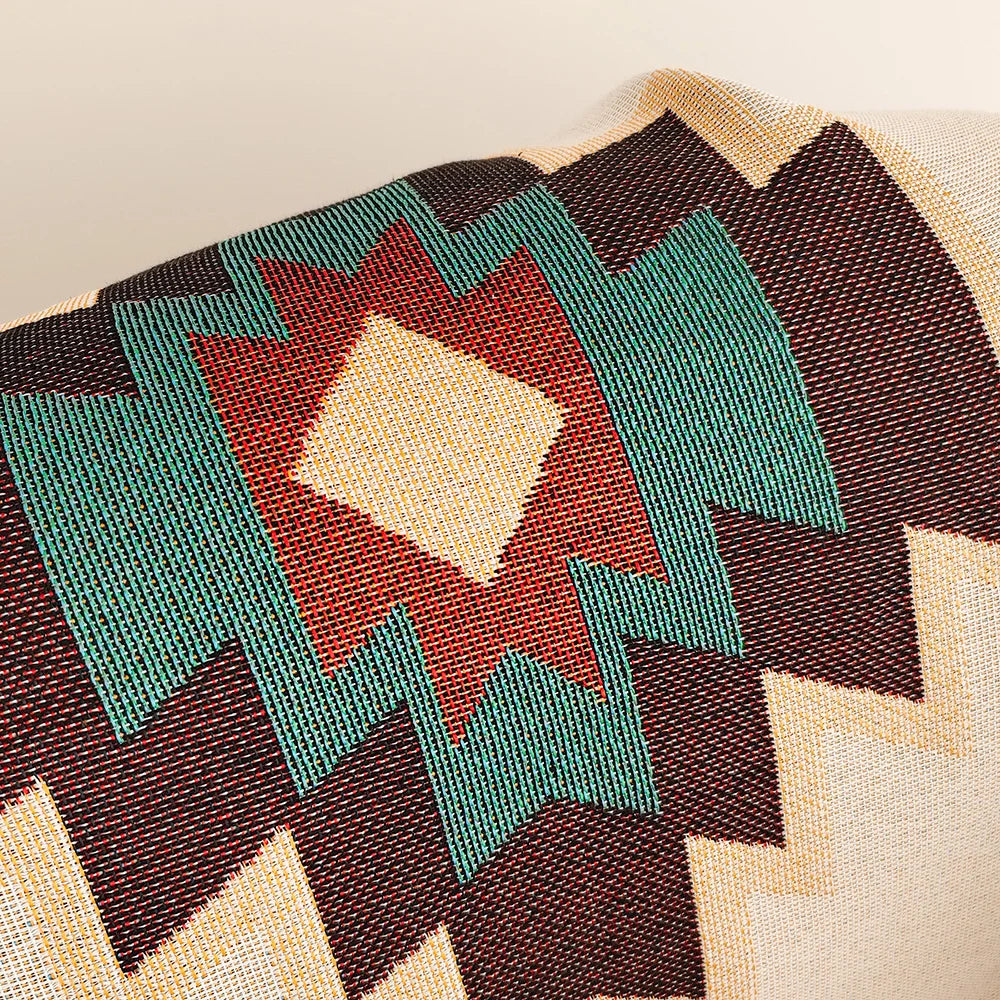Oversized Boho Throw Blanket