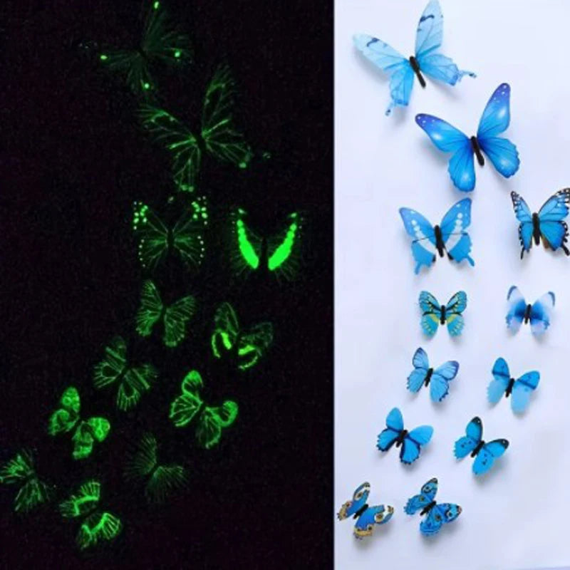 Luminous Butterfly Wall Stickers