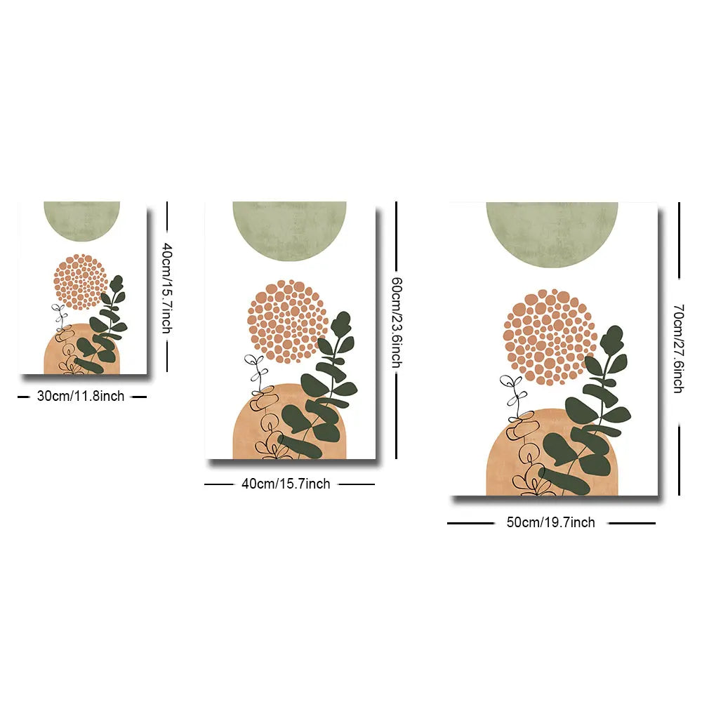 Botanical Geometry Wall Prints