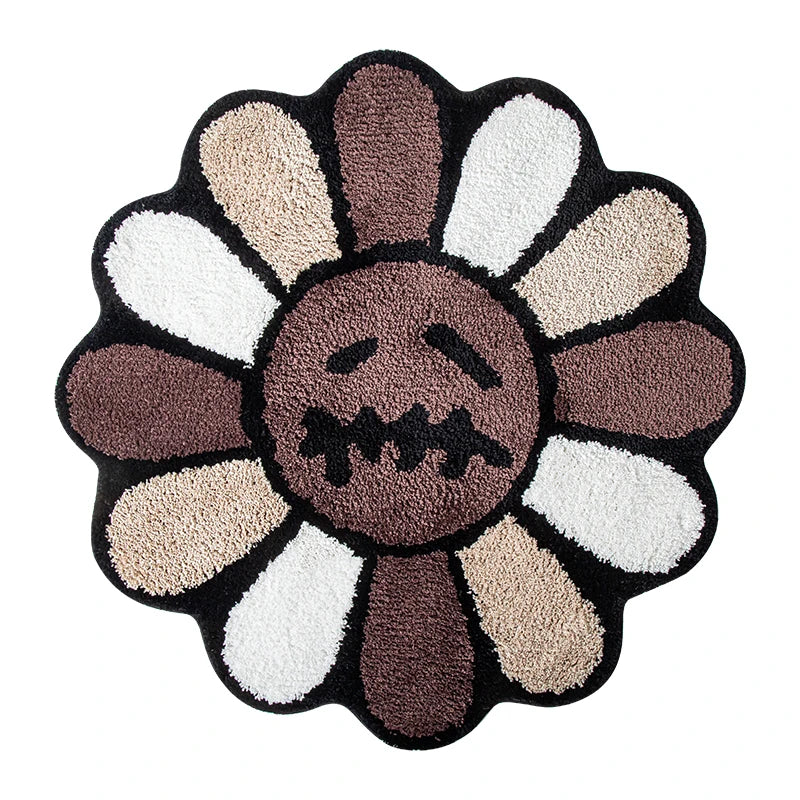 Smiling Face Tufted Rug