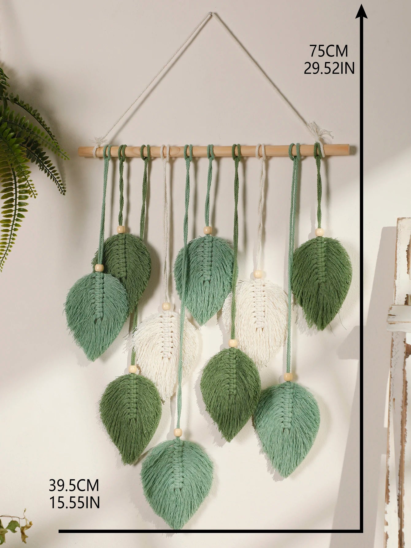 Brown Green Wall Tapestry