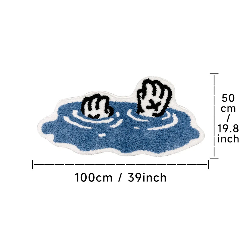 Thick Cartoon Fluffy Floor Rug