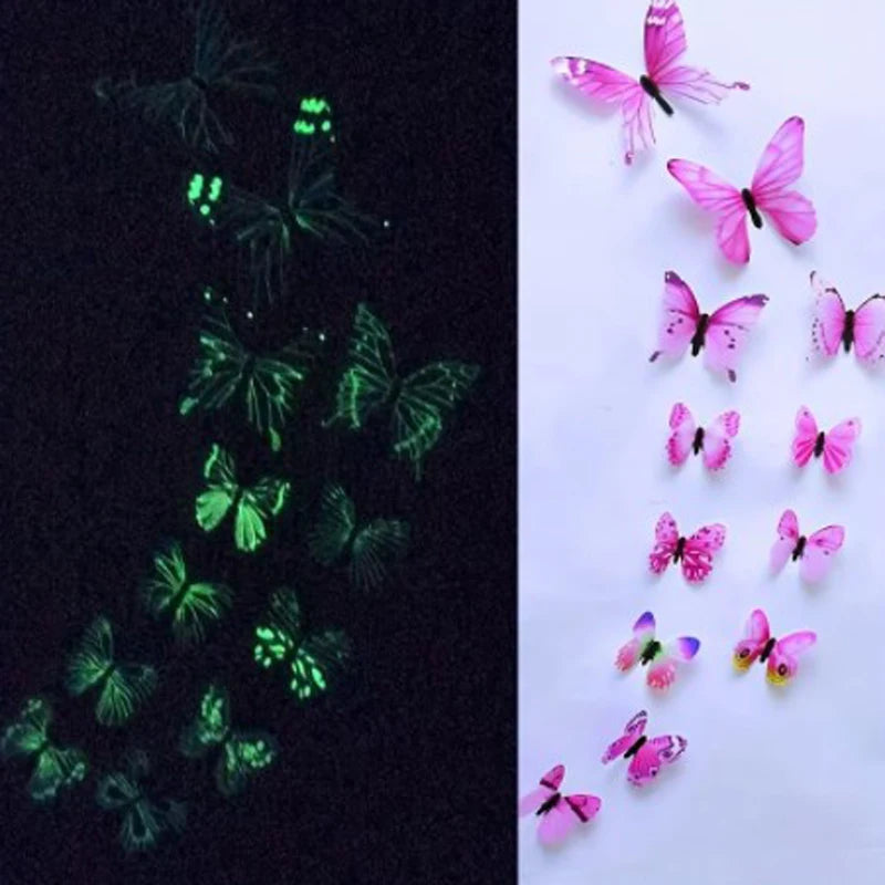 Luminous Butterfly Wall Stickers