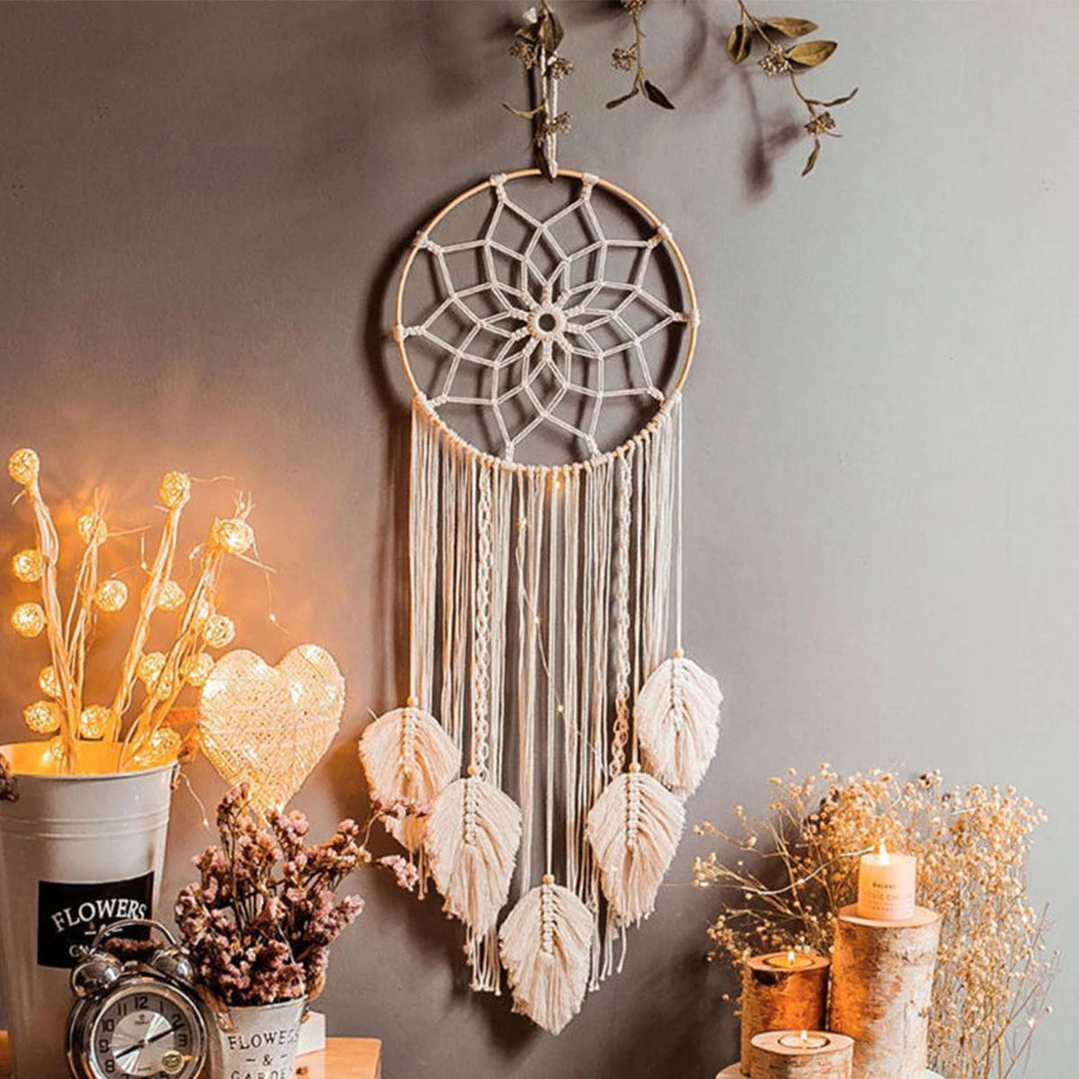 Bohemian Dream Catcher Leaf