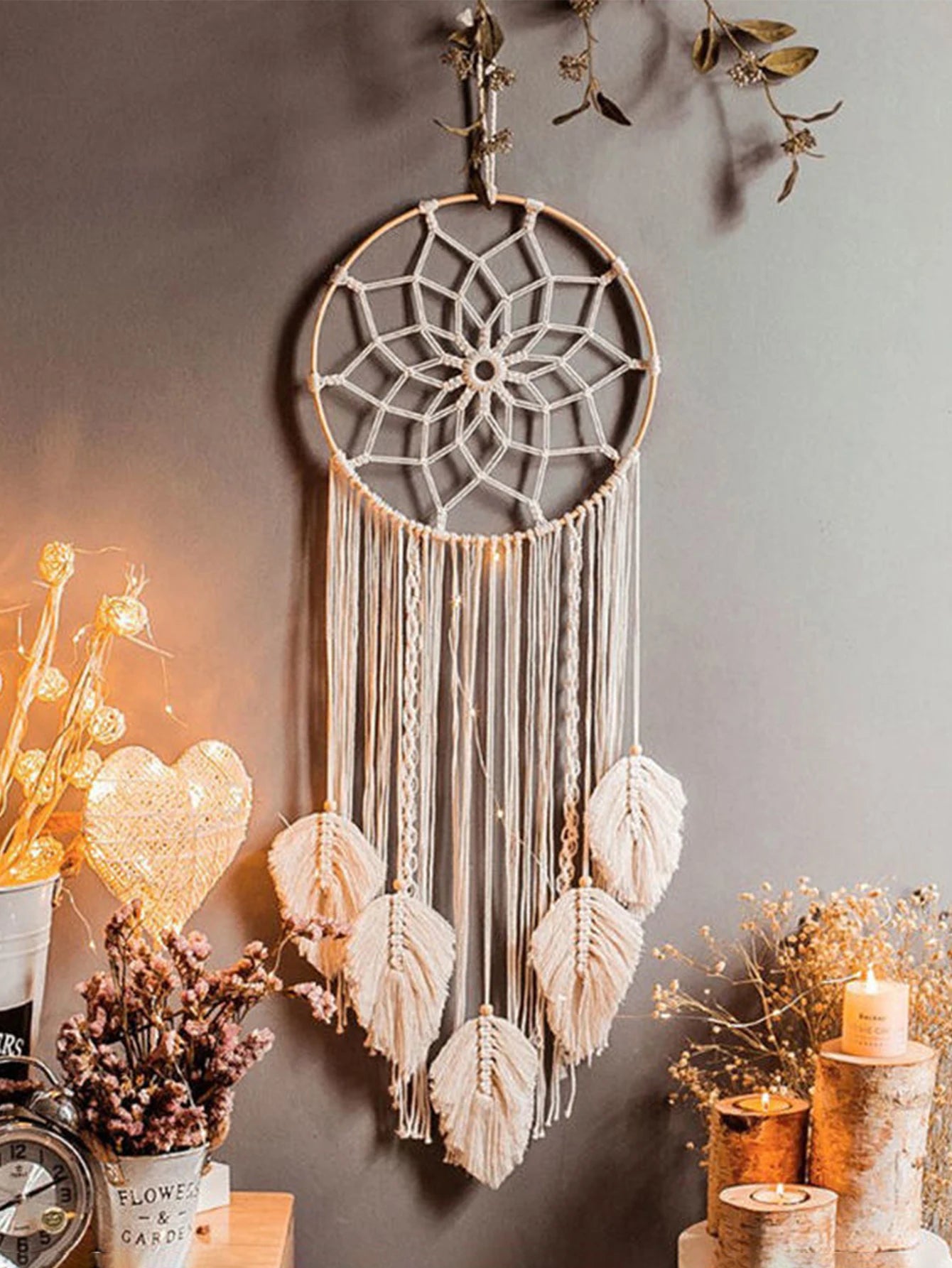Bohemian Dream Catcher Leaf