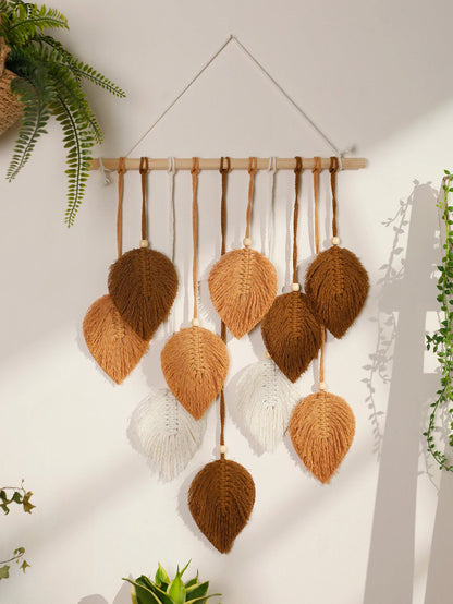 Brown Green Wall Tapestry