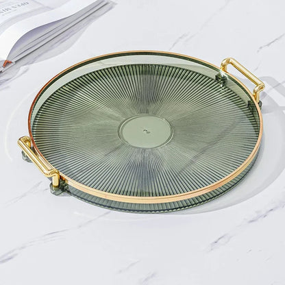 Round Storage Table Tray