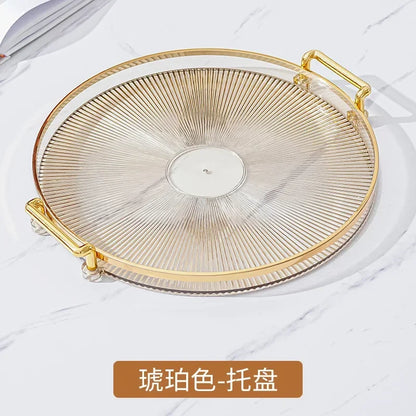 Round Storage Table Tray