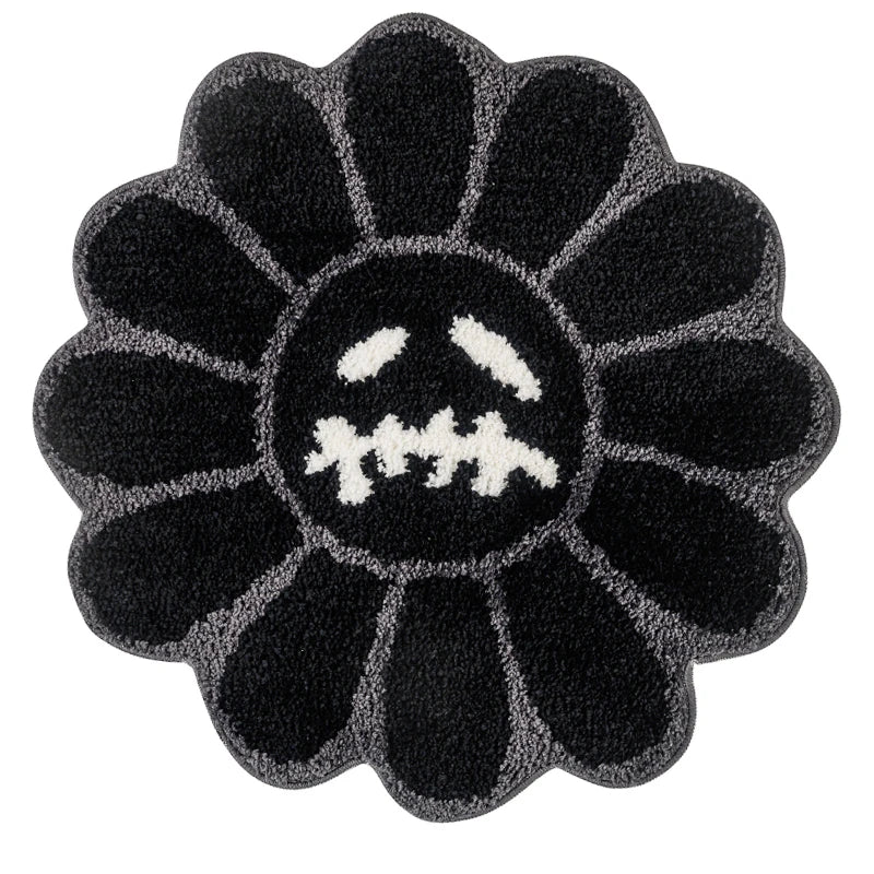 Smiling Face Tufted Rug