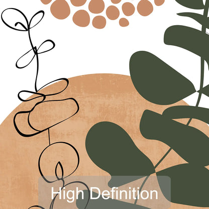 Botanical Geometry Wall Prints