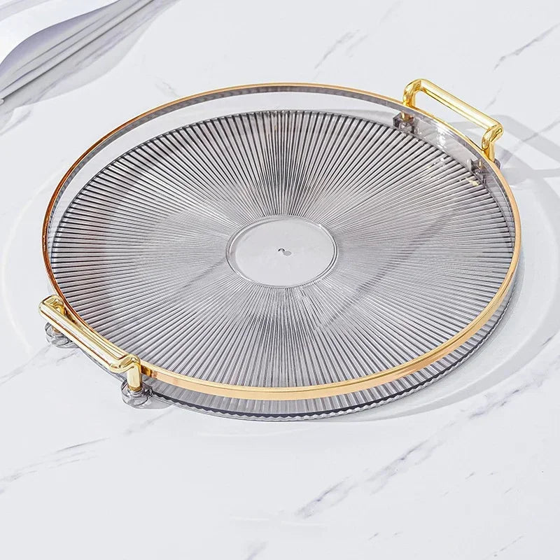 Round Storage Table Tray