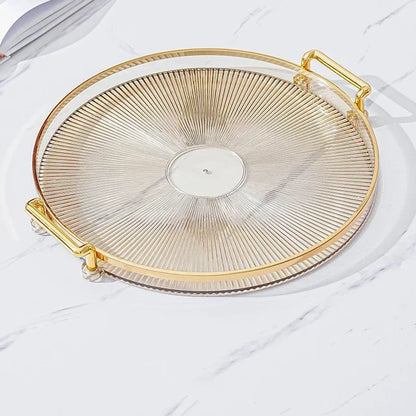 Round Storage Table Tray