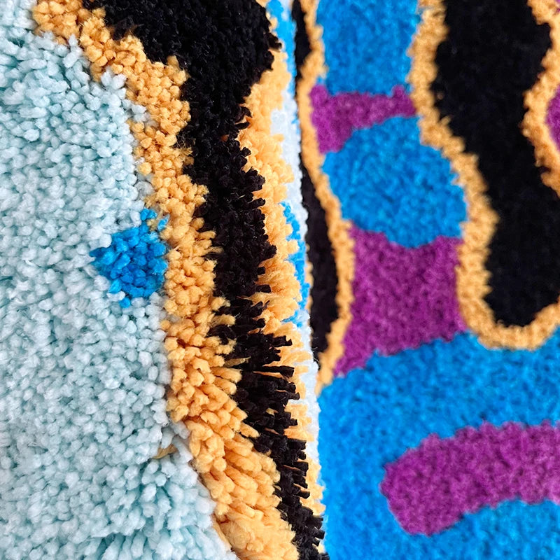 Magic Trippy Smiling Tufted Rug