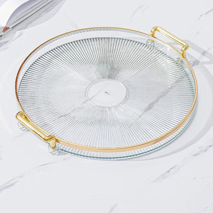 Round Storage Table Tray