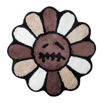 Smiling Face Tufted Rug