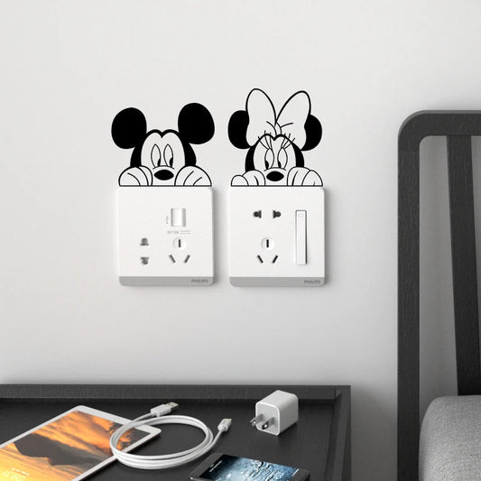 Mickey Minnie Mouse Switch Stickers