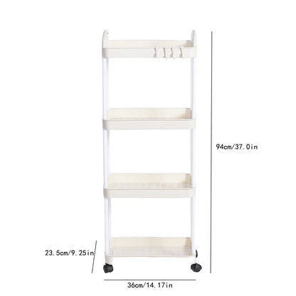 Multi-layer Small Cart Storage Rack