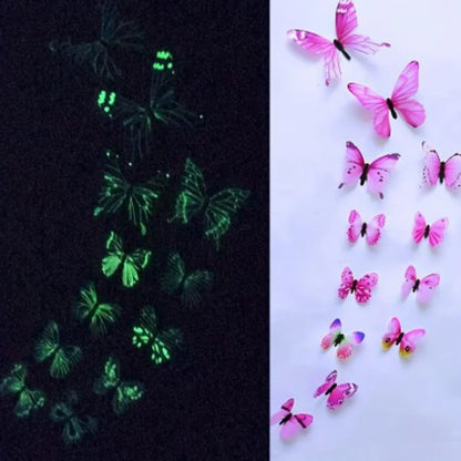 Luminous Butterfly Wall Stickers