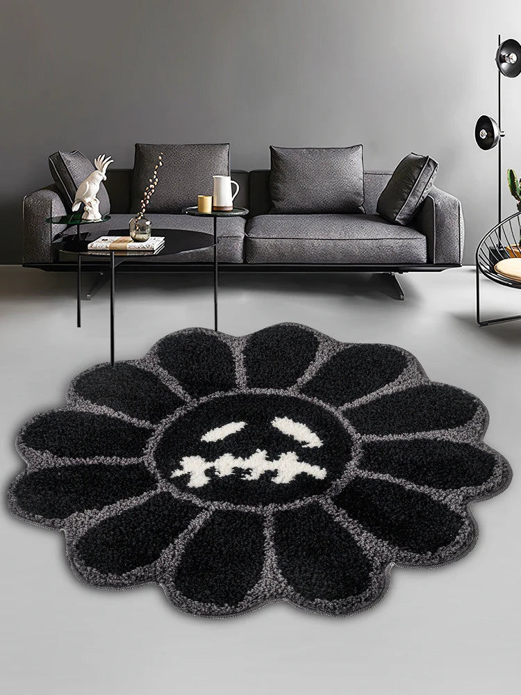 Smiling Face Tufted Rug