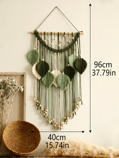 Brown Green Wall Tapestry