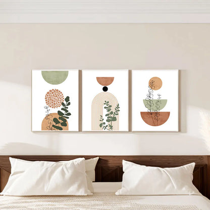 Botanical Geometry Wall Prints