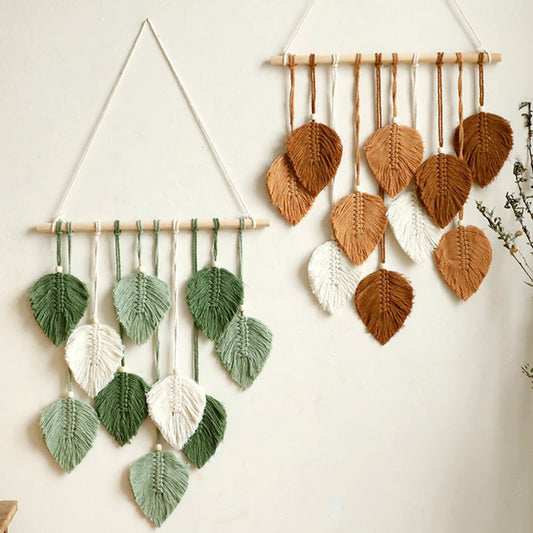 Brown Green Wall Tapestry