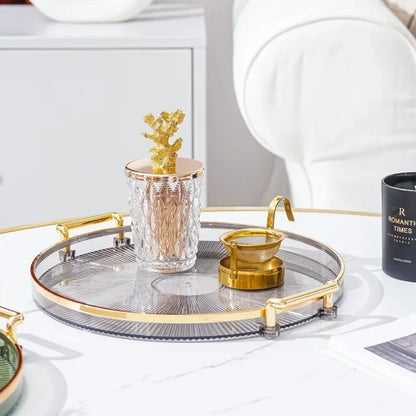 Round Storage Table Tray