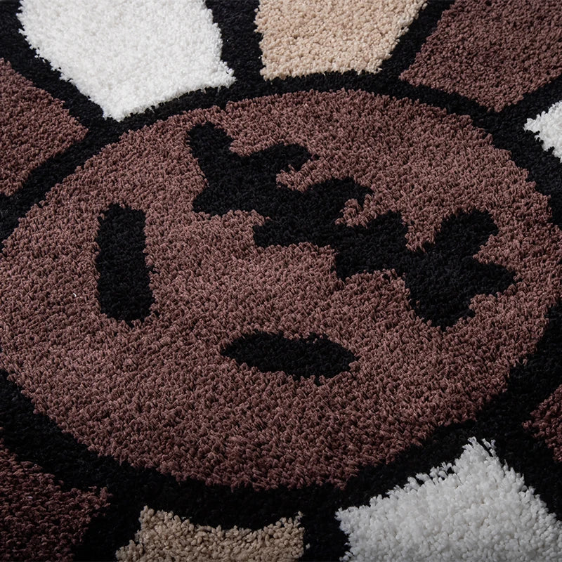 Smiling Face Tufted Rug